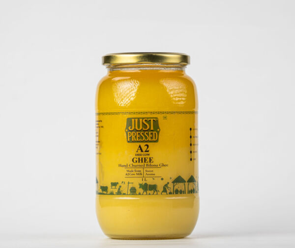 Just Pressed | A2 Cow Ghee | 1Ltr