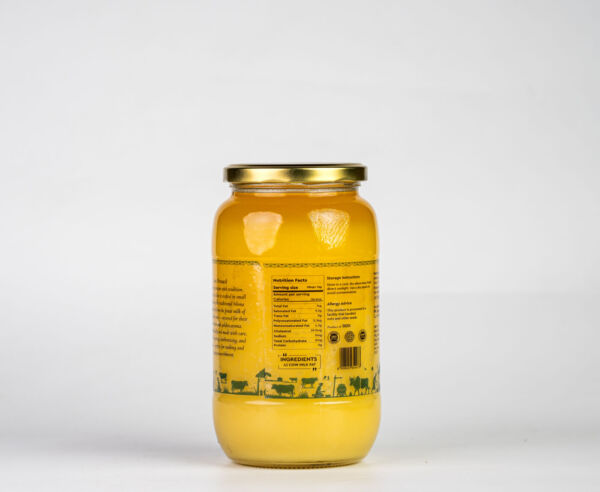 Just Pressed - A2 Cow Ghee - Nutritional Info