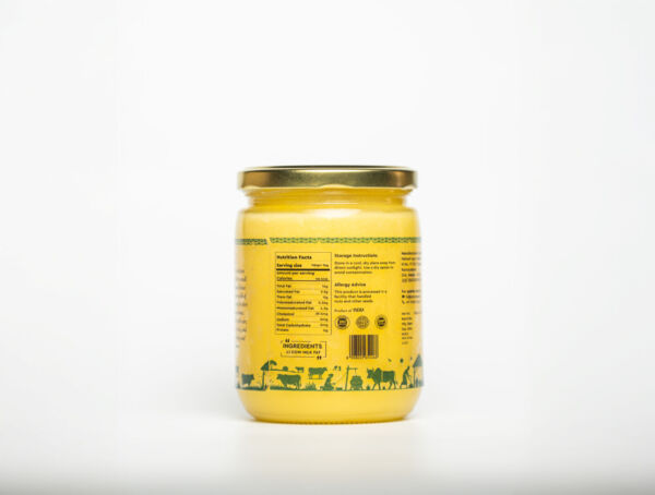 Just Pressed - A2 Cow Ghee - Nutritional Info